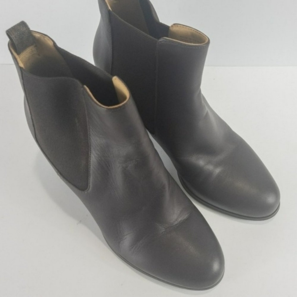 Michael Kors Lottie Booties Chocolate 10 - Picture 3 of 4